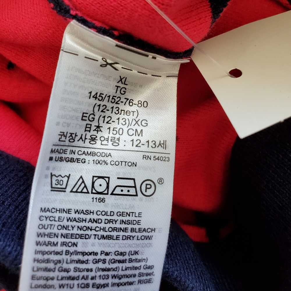 Gap kids big girls sweater leggings, xl/12, blue - Picture 3 of 3